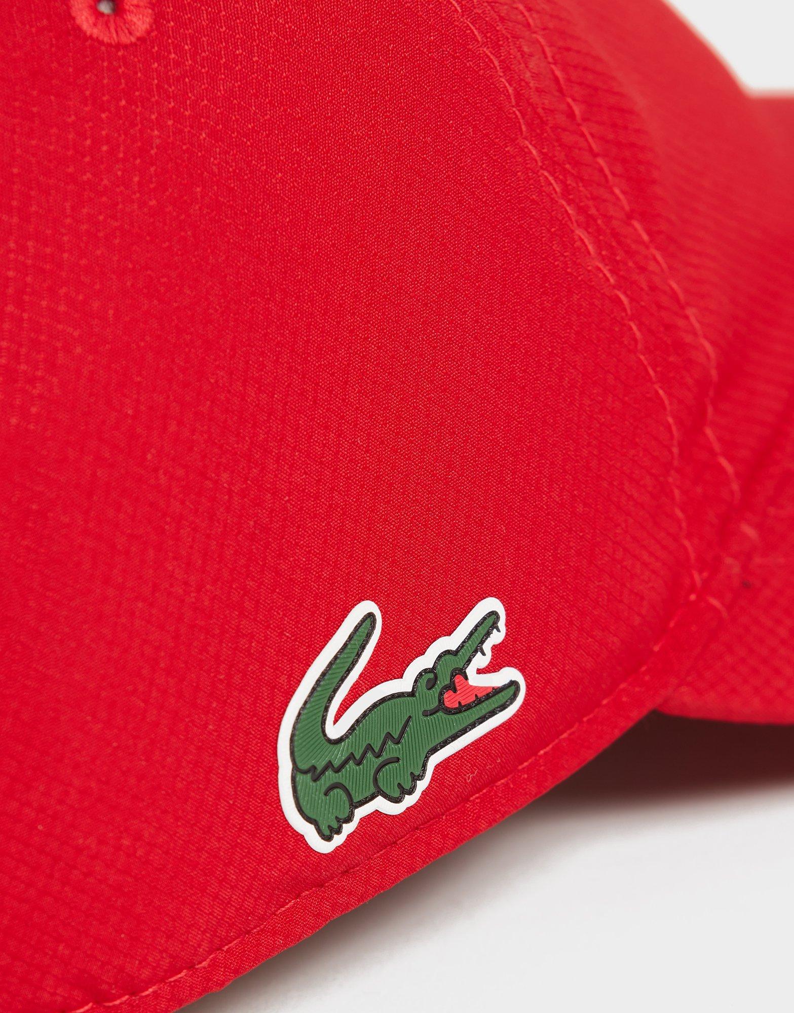 Дамска шапка LACOSTE ШАПКА CAP RED RK2662HEN Червен