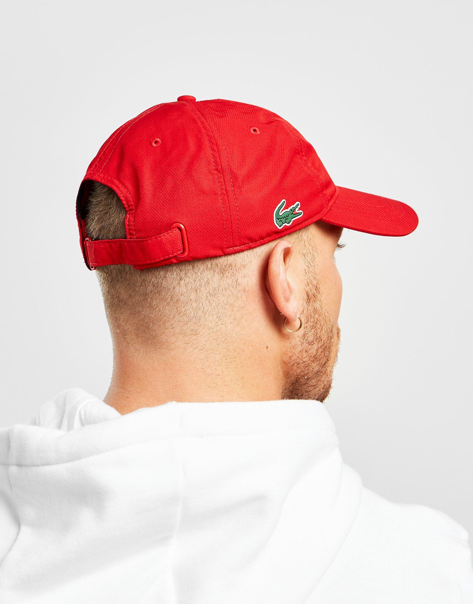 Дамска шапка LACOSTE ШАПКА CAP RED RK2662HEN Червен