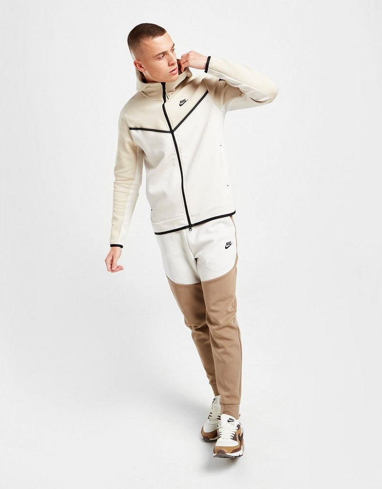 Bluza męska NIKE BLUZA Z KAPTUREM SPORTSWEAR TECH FLEECE DV0537-206 Biały
