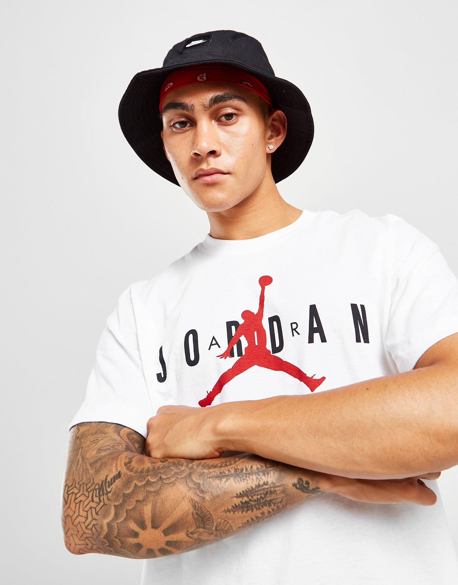 Pánske tričko JORDAN TRIČKO JORDAN AIR WORDMARK CK4212-103 Biela