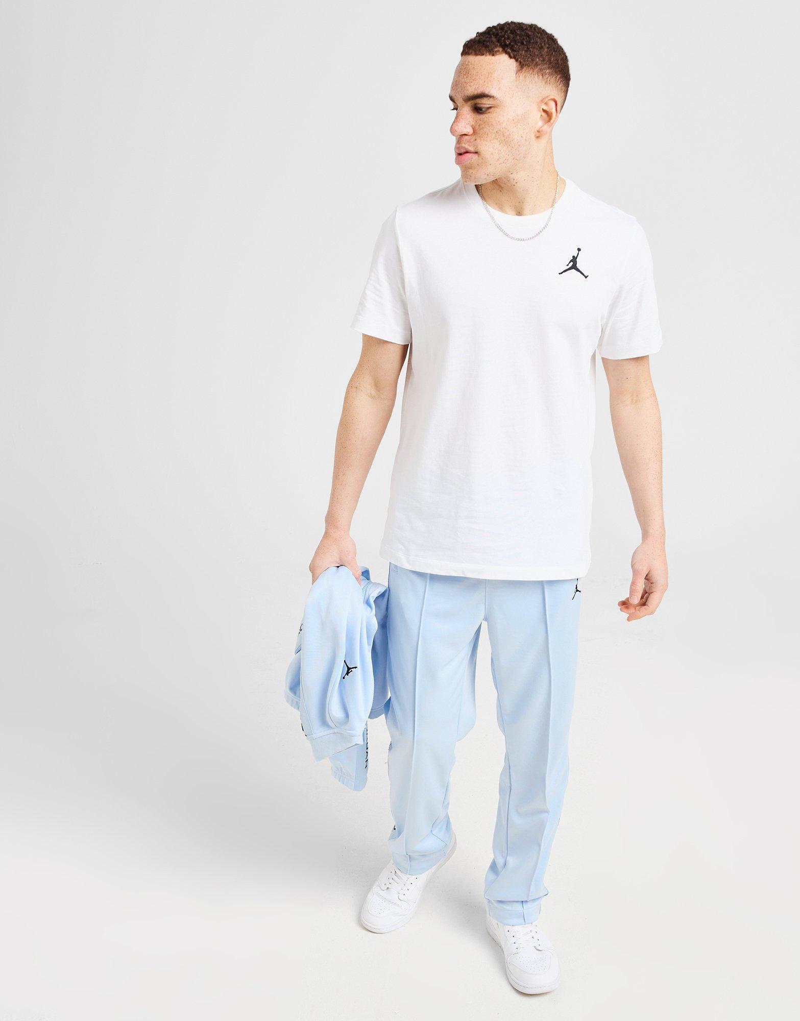 Férfi póló JORDAN PÓLÓ M J JUMPMAN EMB SS CREW DC7485-100 Fehér