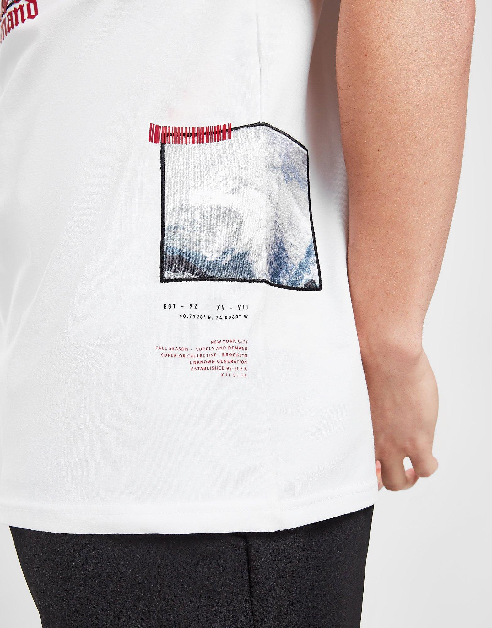 Pánske tričko SUPPLY & DEMAND TRIČKO SCATTER TRIČKO SUPTM15939 Biela