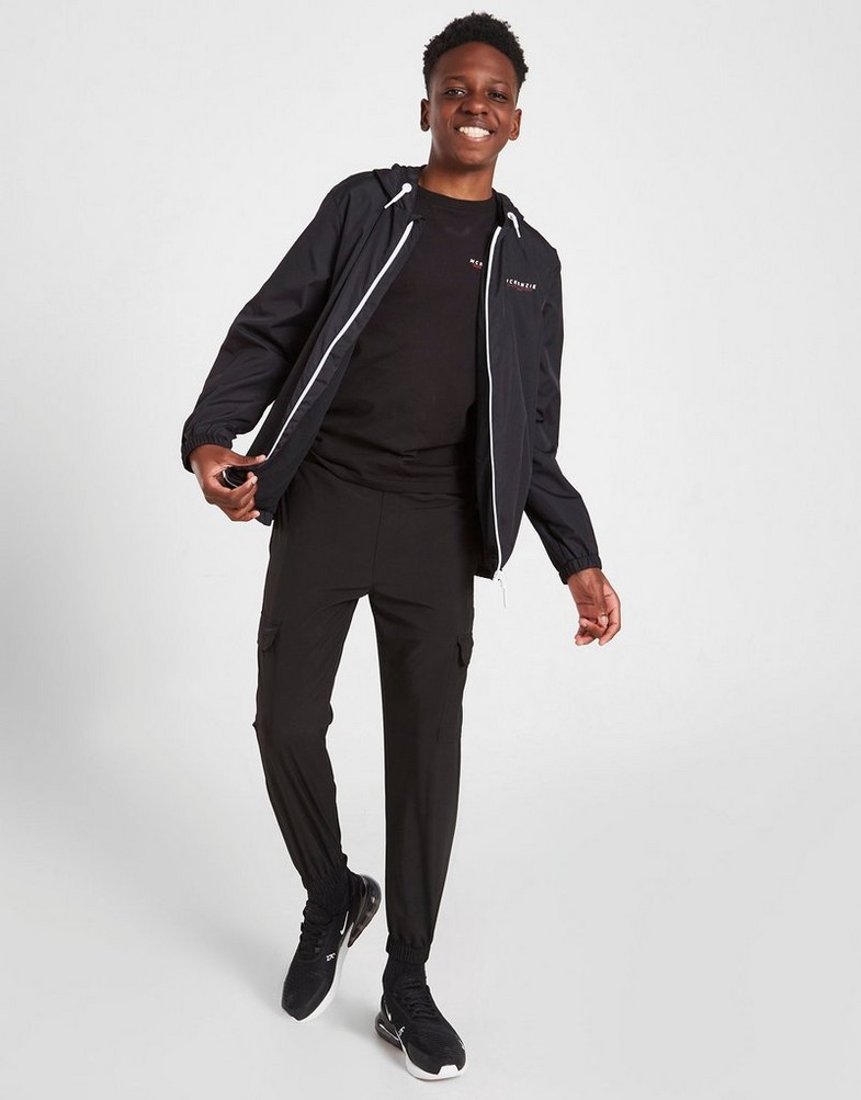 MCKENZIE ORTALION ESSENTIAL FULL ZIP WINDBREAKER JUNIOR MCKTJ15377090 Czarny