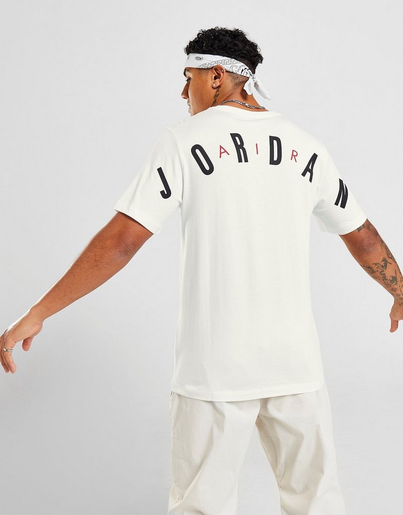 Koszulka, t-shirt męski JORDAN T-SHIRT JDAN STRETCH TEE WHT DM1462-100 Biały