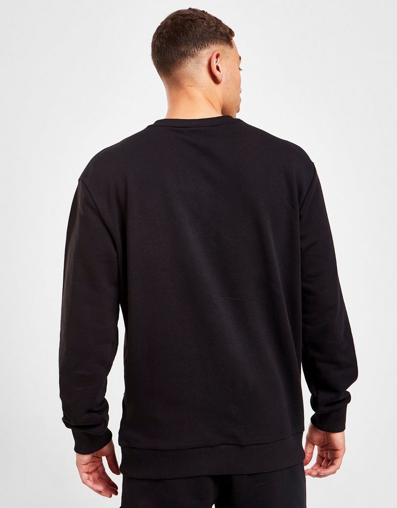 Koszulka, t-shirt męski PUMA KRÓTKI RĘKAW AC MILAN CULTURE CREW SWEATSHIRT 76760501 Czarny