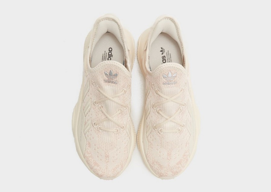Buty sneakersy damskie ADIDAS OZWEEGO KNIT HALO IVORY' GY9639 Beżowy