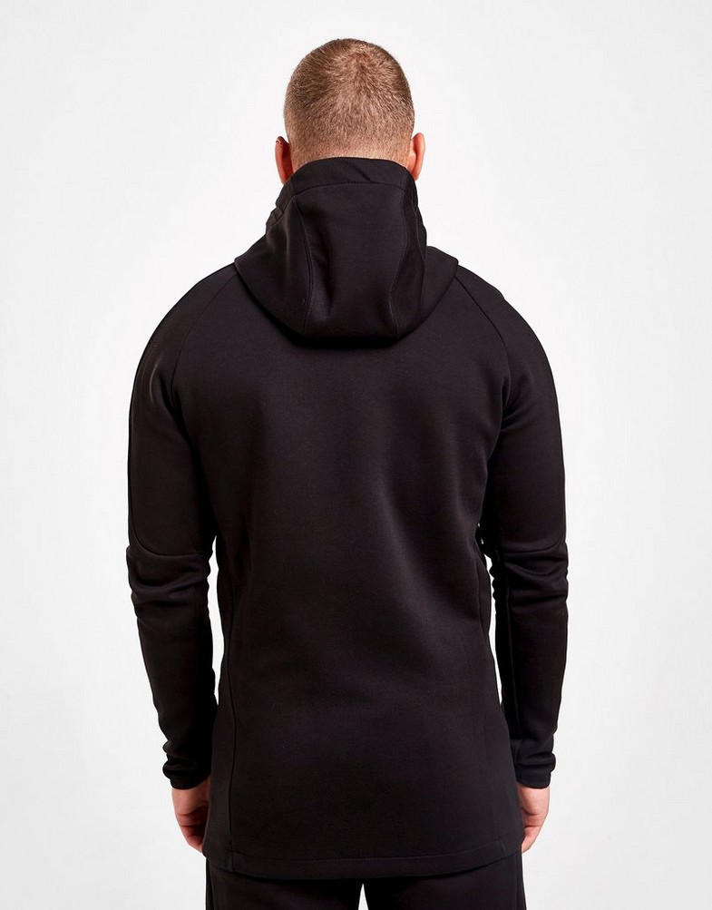 Koszulka, t-shirt męski PUMA KRÓTKI RĘKAW MANCHESTER CITY FC CASUALS HOODIE 76773716 Czarny