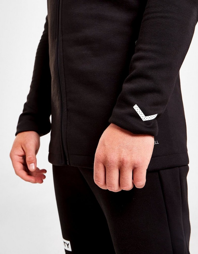 Koszulka, t-shirt męski PUMA KRÓTKI RĘKAW MANCHESTER CITY FC CASUALS HOODIE 76773716 Czarny
