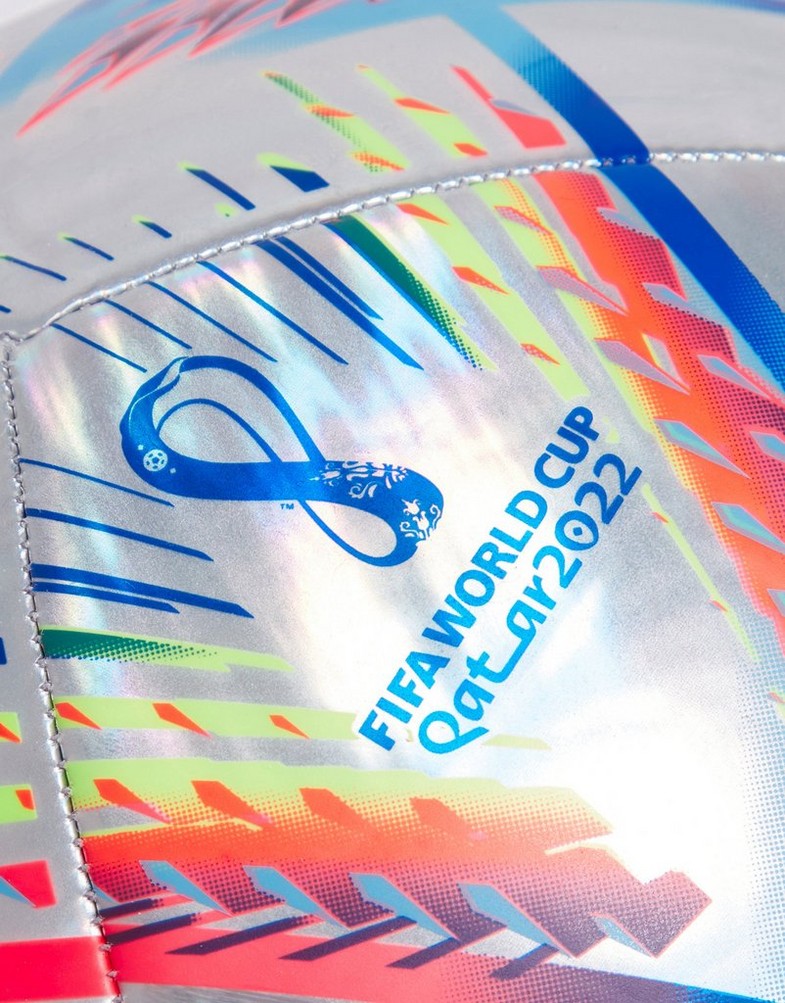 ADIDAS PIŁKA WORLD CUP 2022 AL RIHLA TRAINING FOIL FOOTBALL H57799 Multicolor