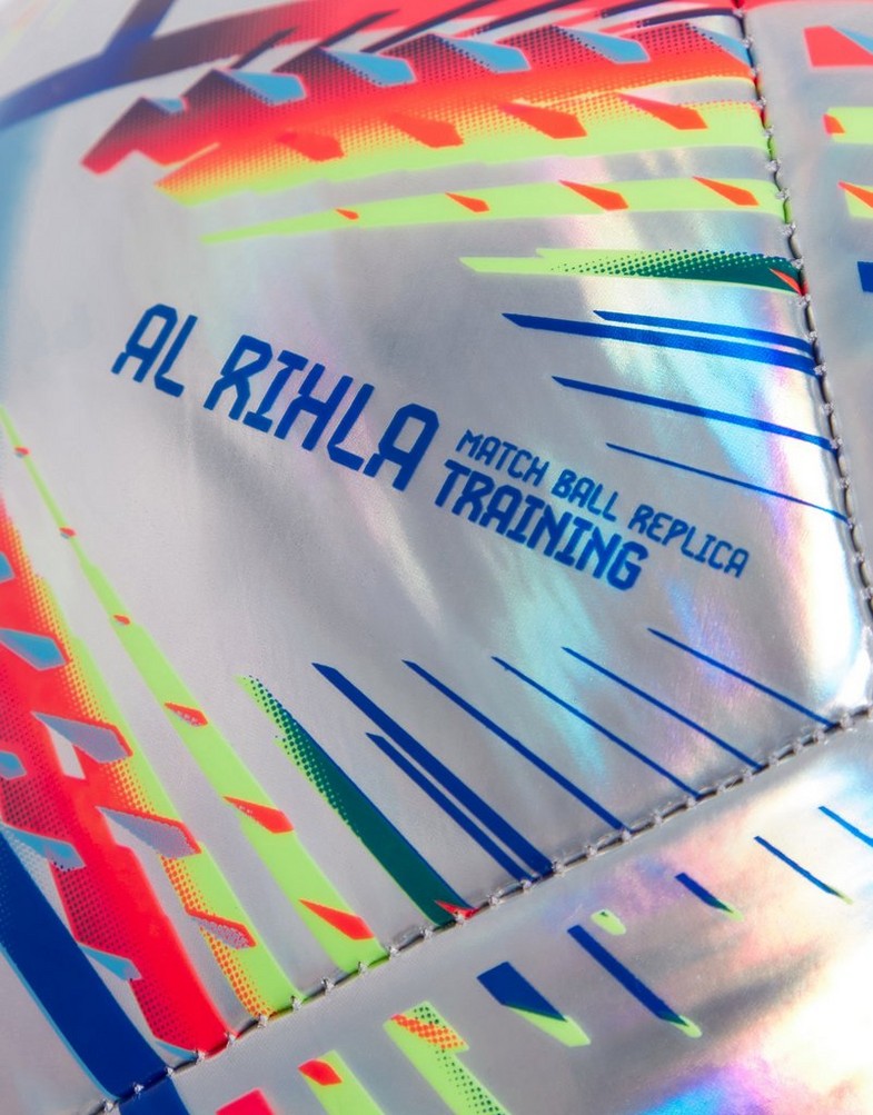 ADIDAS PIŁKA WORLD CUP 2022 AL RIHLA TRAINING FOIL FOOTBALL H57799 Multicolor
