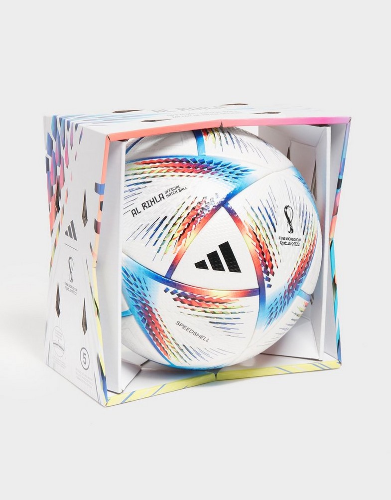 ADIDAS PIŁKA FIFA WORLD CUP 2022 AL RIHLA PRO FOOTBALL H57783 Biały