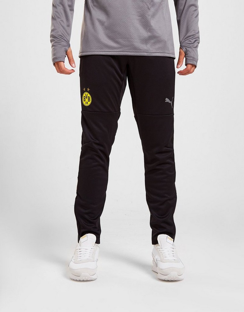 Komplet dresowy męski PUMA DRES BORUSSIA DORTMUND TRAINING TRACK PANTS 76767206 Czarny