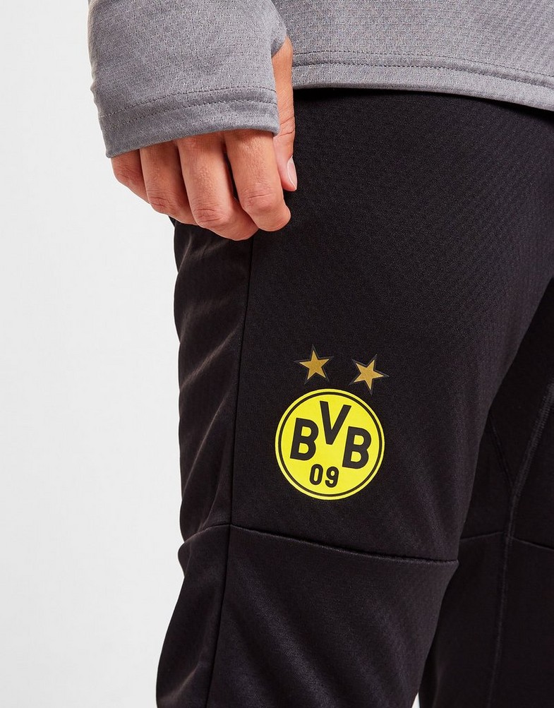 Komplet dresowy męski PUMA DRES BORUSSIA DORTMUND TRAINING TRACK PANTS 76767206 Czarny