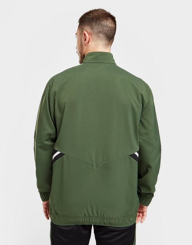 Koszulka, t-shirt męski ADIDAS KRÓTKI RĘKAW CELTIC FC PRESENTATION JACKET HA5425 Zielony