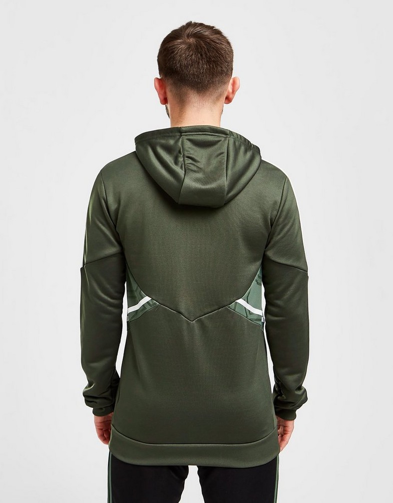 Koszulka, t-shirt męski ADIDAS KRÓTKI RĘKAW CELTIC FC TRACK HOODIE HA5436 Zielony