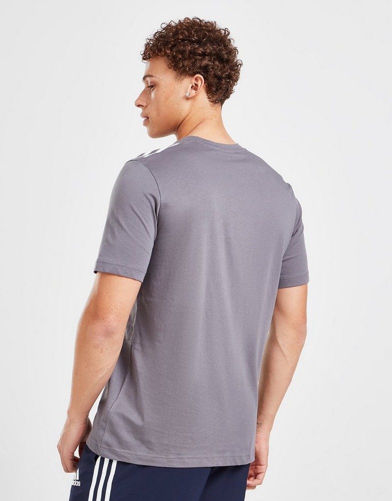 Tricou pentru bărbați ADIDAS TRICOU BADGE OF SPORT 3-STRIPES TRICOU HN4194 Gri