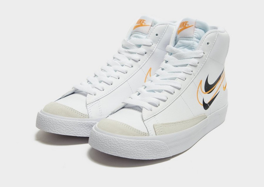 Buty sneakersy dla dzieci NIKE BLAZER MID '77  DV7142100 Biały