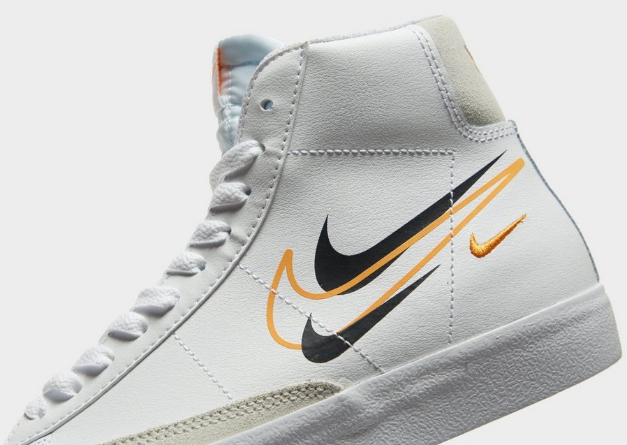 Buty sneakersy dla dzieci NIKE BLAZER MID '77  DV7142100 Biały