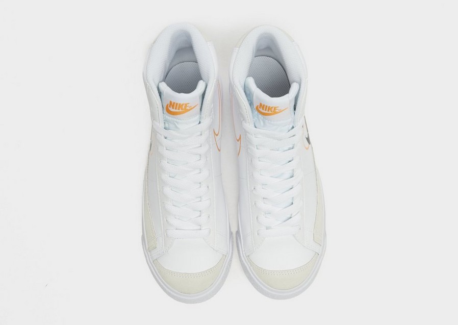 Buty sneakersy dla dzieci NIKE BLAZER MID '77  DV7142100 Biały