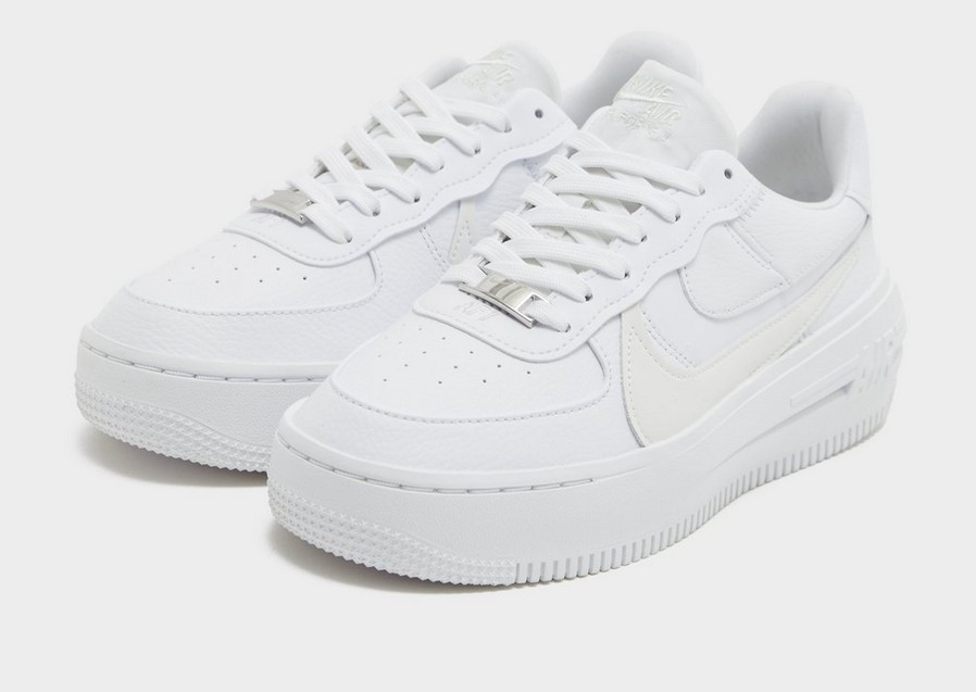 Buty sneakersy damskie NIKE AIR FORCE 1 PLATFORM  DJ9946-100 Biały