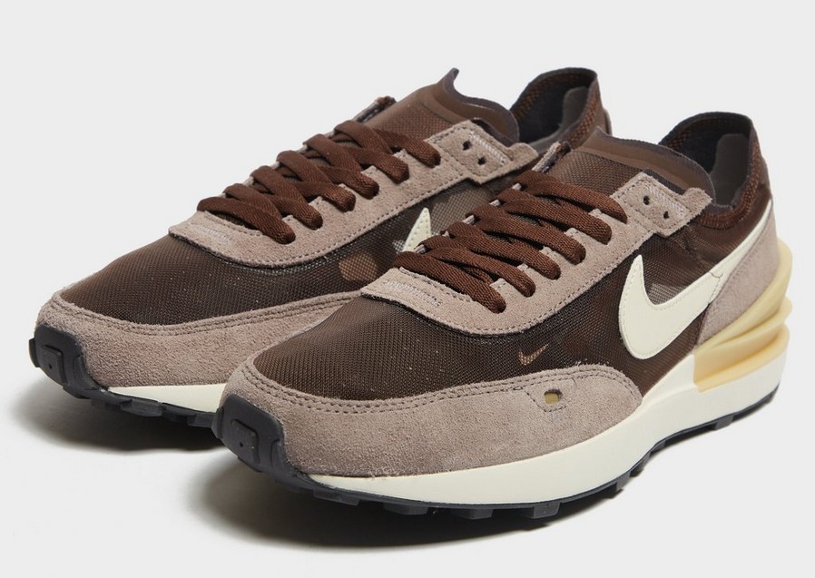 Buty sneakersy męskie NIKE WAFFLE ONE DA7995-200 Brązowy