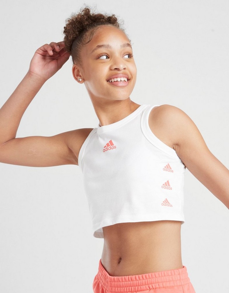 ADIDAS TANK (G)RPT BOS TANK WHT/CRL HL1570 Biały