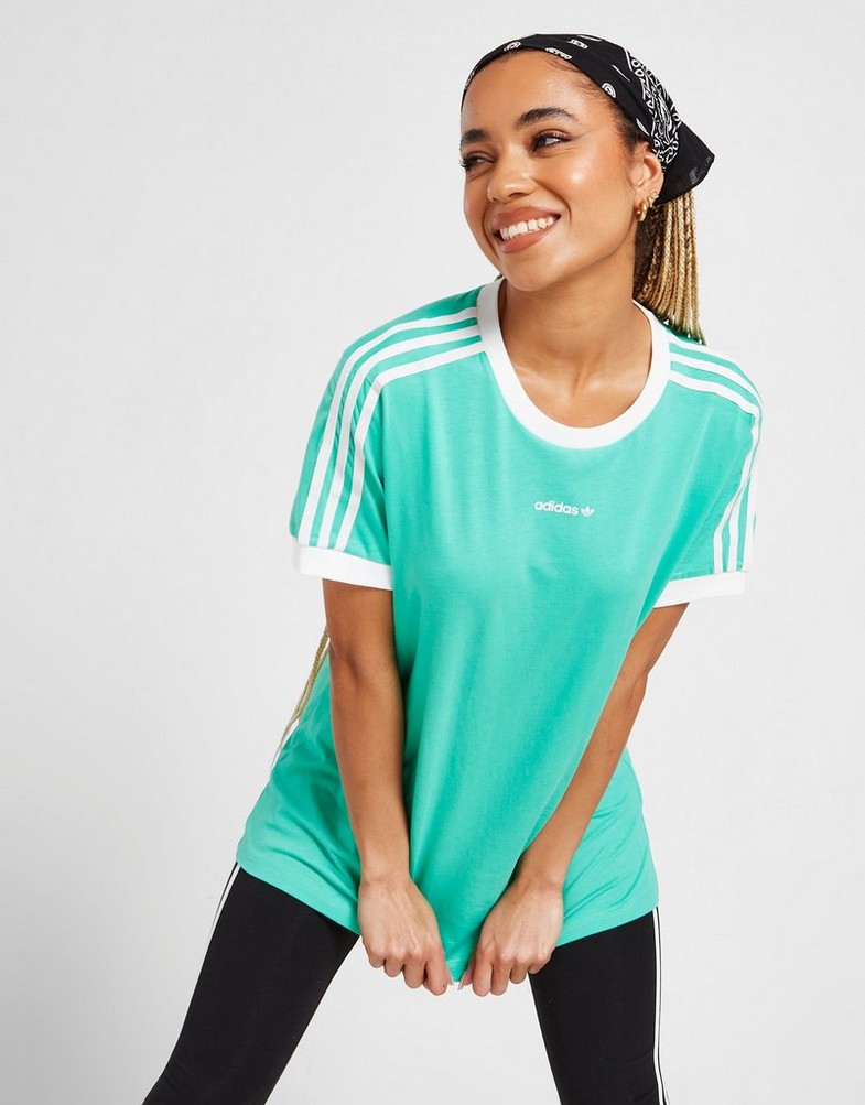 Dámske tričko ADIDAS LINEAR LOGO BOYFRIEND TRIČKO HS4301 Zelená