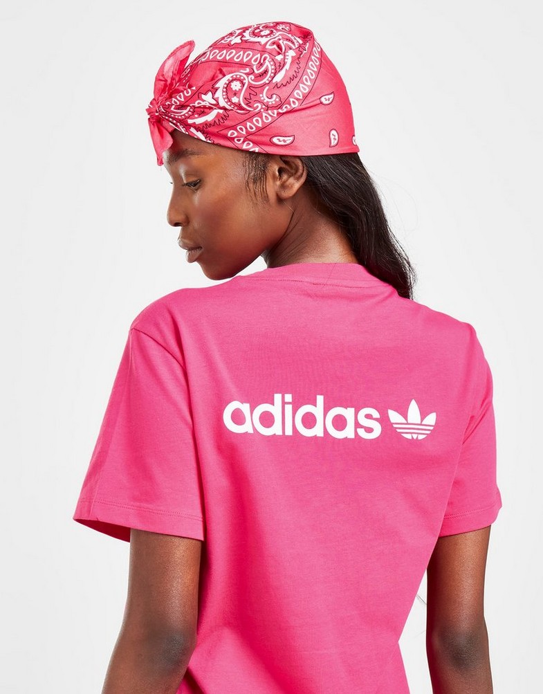 Sukienka damska ADIDAS LINEAR T SHIRT DRESS HS4300 Różowy