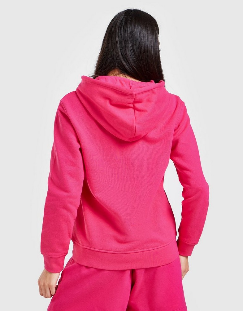 Bluza damska ADIDAS BLUZA Z KAPTUREM ESSENTIAL FLEECE OVERHEAD HG6154 Różowy