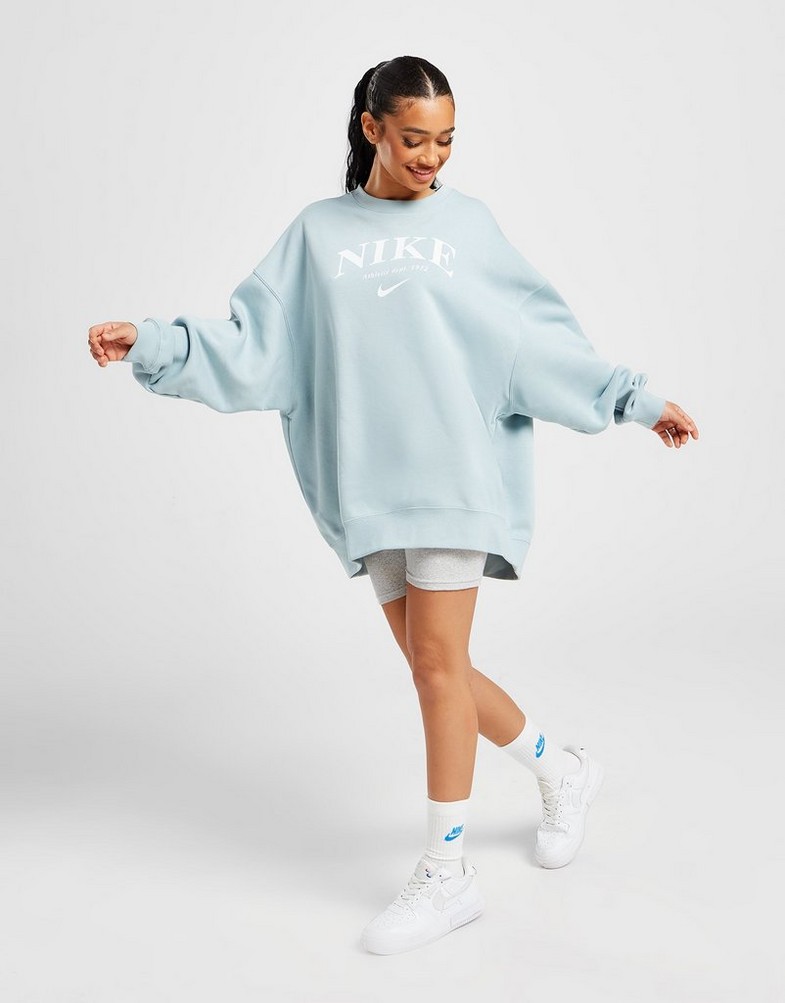 Bluza damska NIKE VARSITY SWEATSHIRT WOMEN'S  DQ5106-366 Niebieski