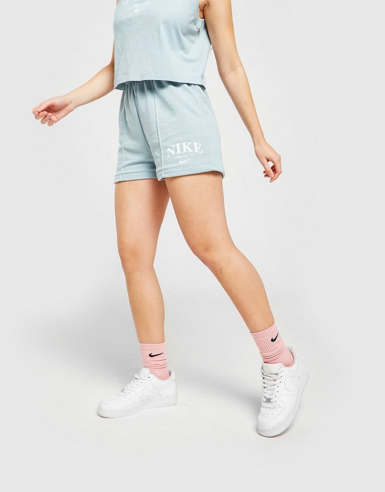 Dámske krátke nohavice NIKE SPORTSWEAR FLEECE SHORTS WOMEN'S  DV0341-366 Modrá