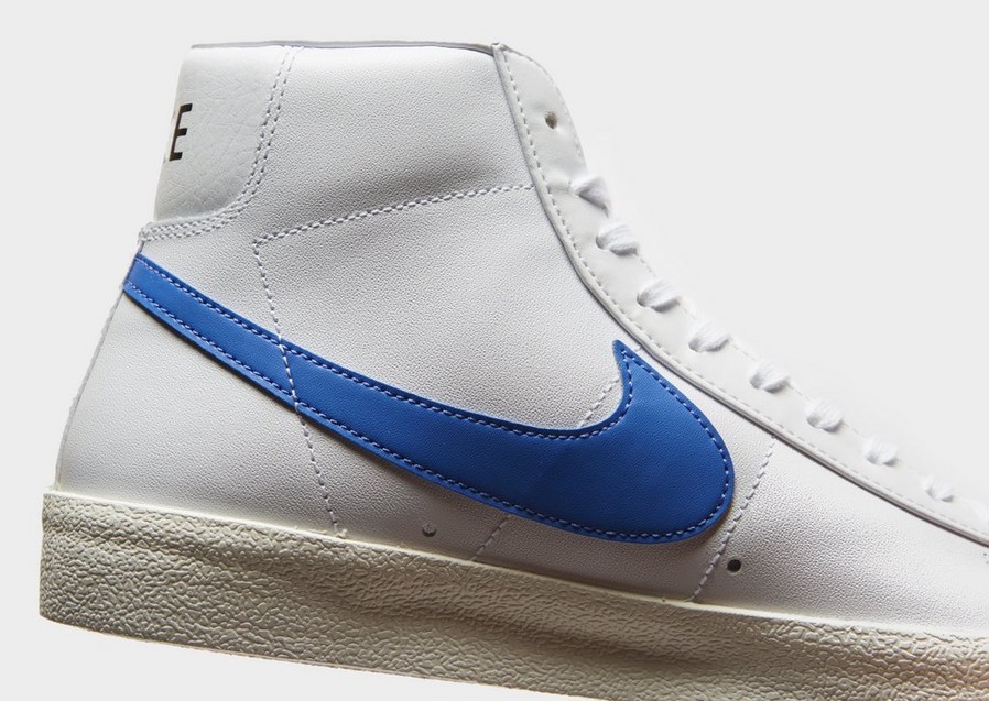 Buty sneakersy męskie NIKE BLAZER MID '77  BQ6806-117 Biały