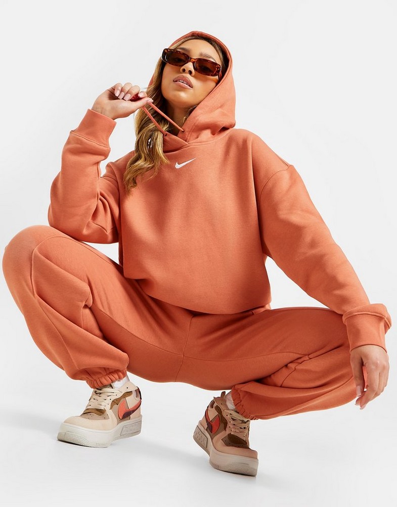 NIKE SPORTSWEAR OVERSIZED FLEECE HOODIE Femei Portocaliu DJ7668