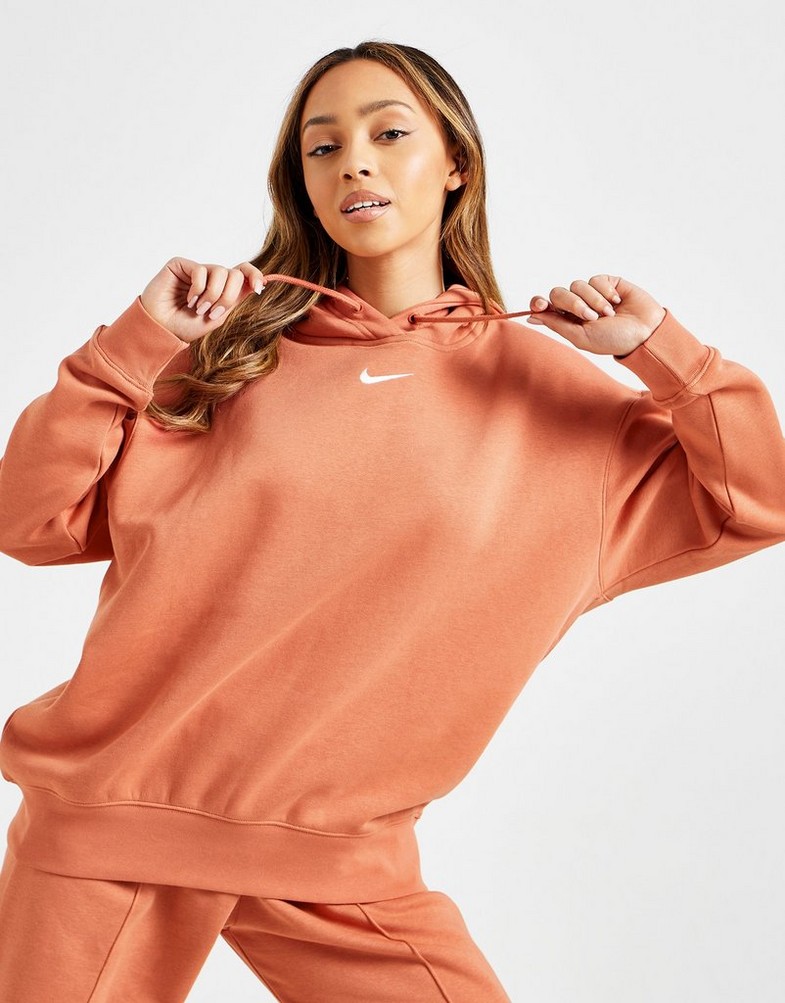 NIKE SPORTSWEAR OVERSIZED FLEECE HOODIE Femei Portocaliu DJ7668