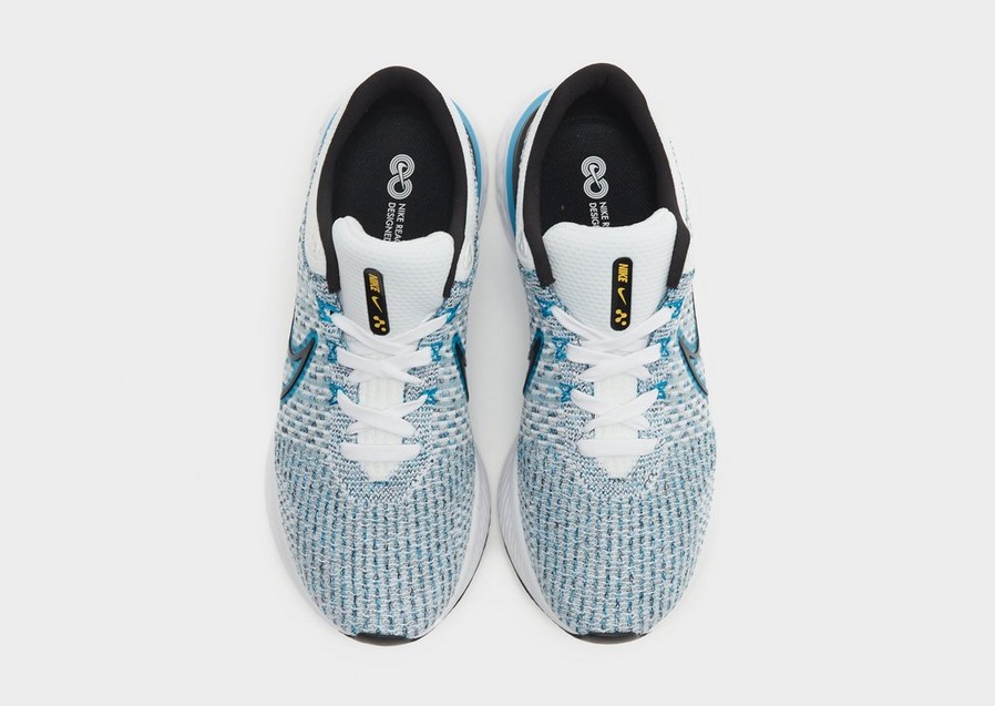 Buty sneakersy męskie NIKE REACT INFINITY RUN FLYKNIT 3  DH5392-102 Biały