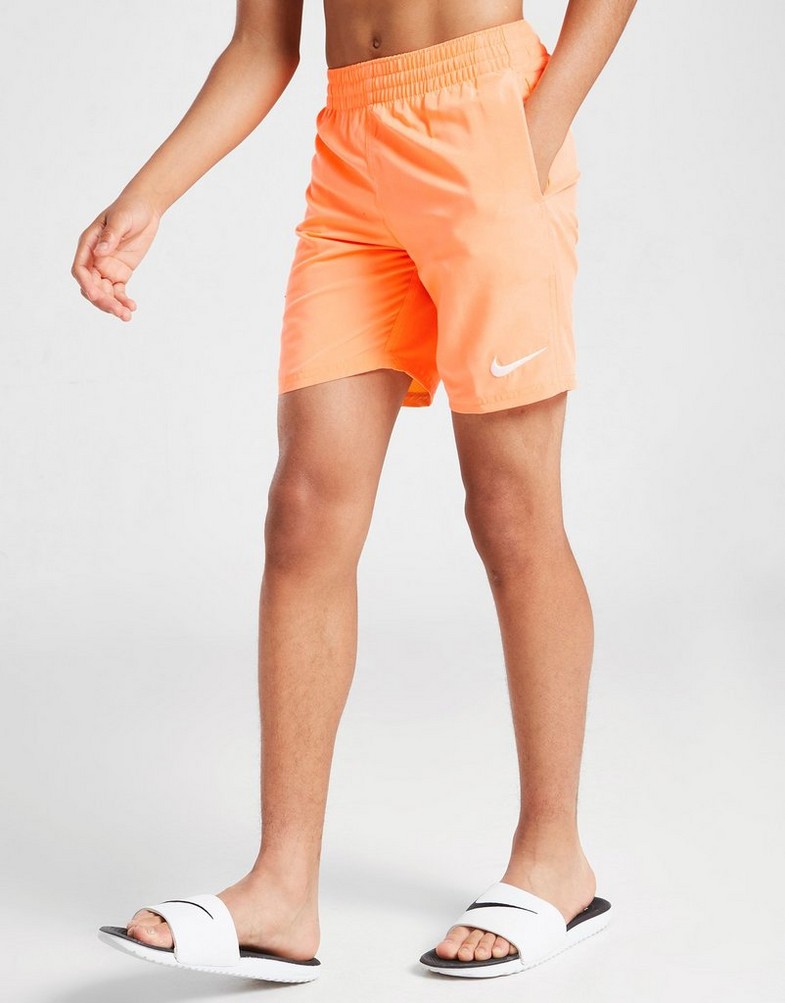 Detské krátke nohavice NIKE ŠORTKY  SWIM NK SWIM SHRT ORG RUSH NESSA779849 Oranžová