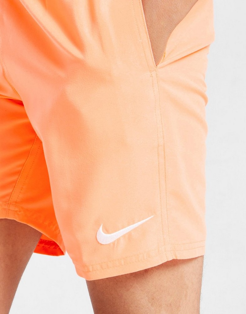 Detské krátke nohavice NIKE ŠORTKY  SWIM NK SWIM SHRT ORG RUSH NESSA779849 Oranžová
