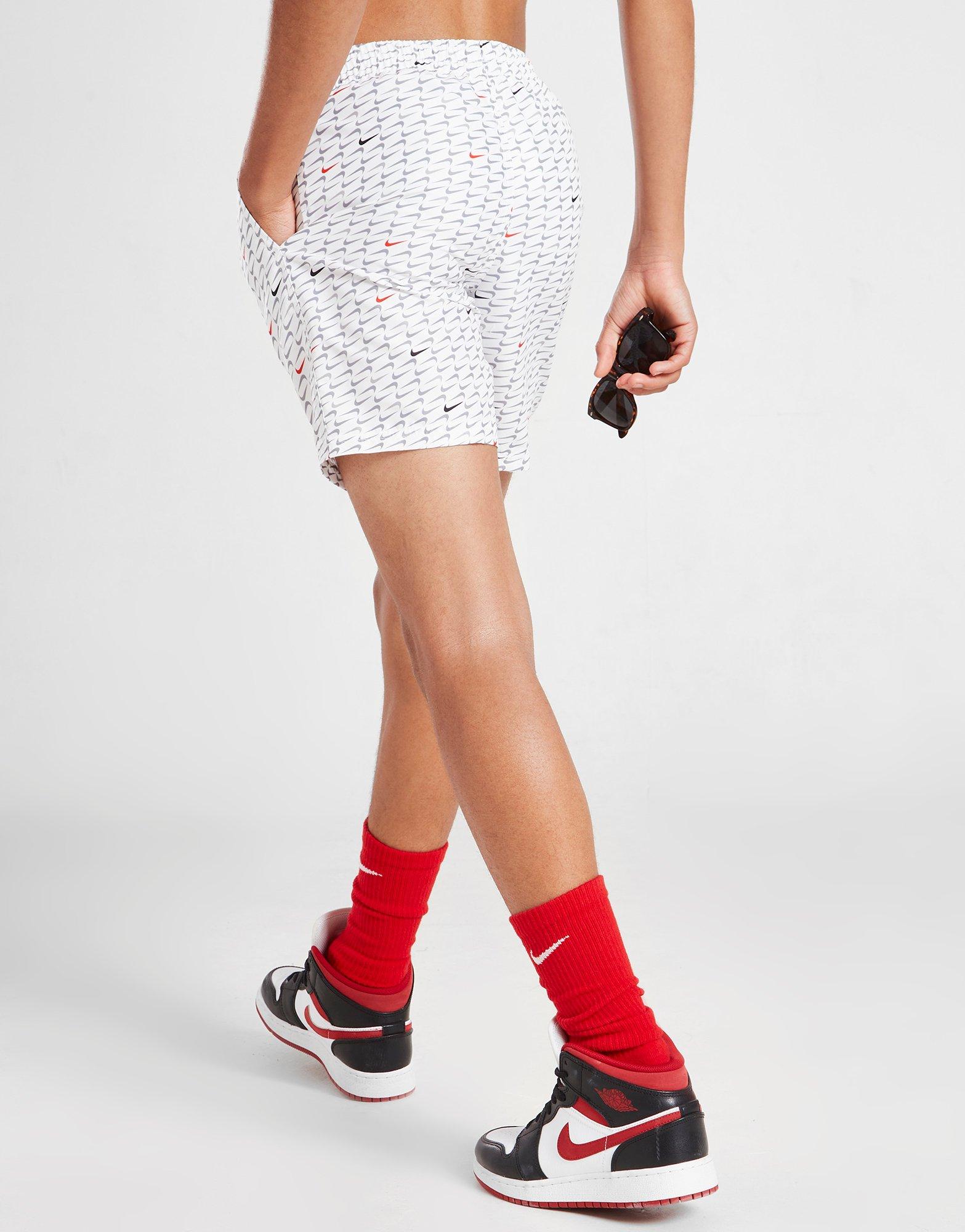 Детски шорти NIKE ШОРТИ SWIM NK AO PRINT WHITE NESSC804100 Бял