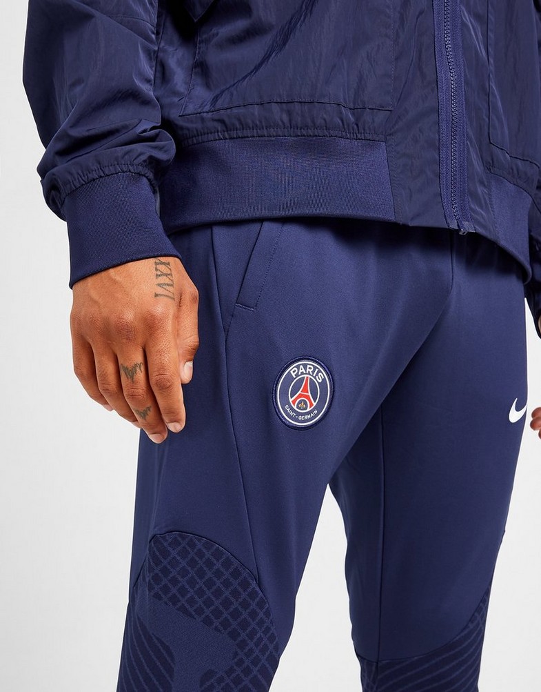 Trening pentru bărbați NIKE TRENING PARIS SAINT   GERMAIN STRIKE TRACK PANTS  DJ8550-410 Bleumarin