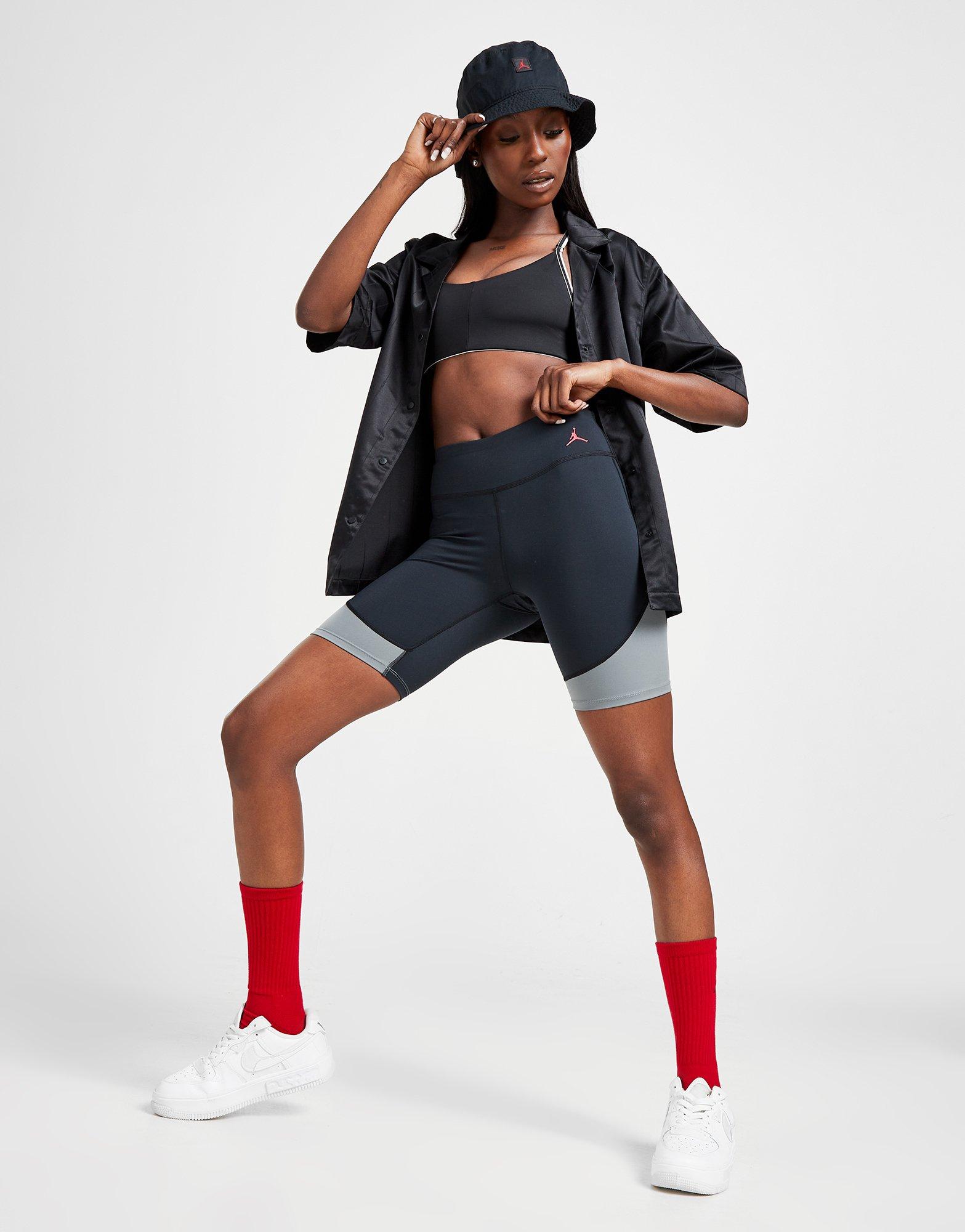 Dámske krátke nohavice JORDAN COLOUR BLOCK CYCLE SHORTS  DO5026-010 Čierna