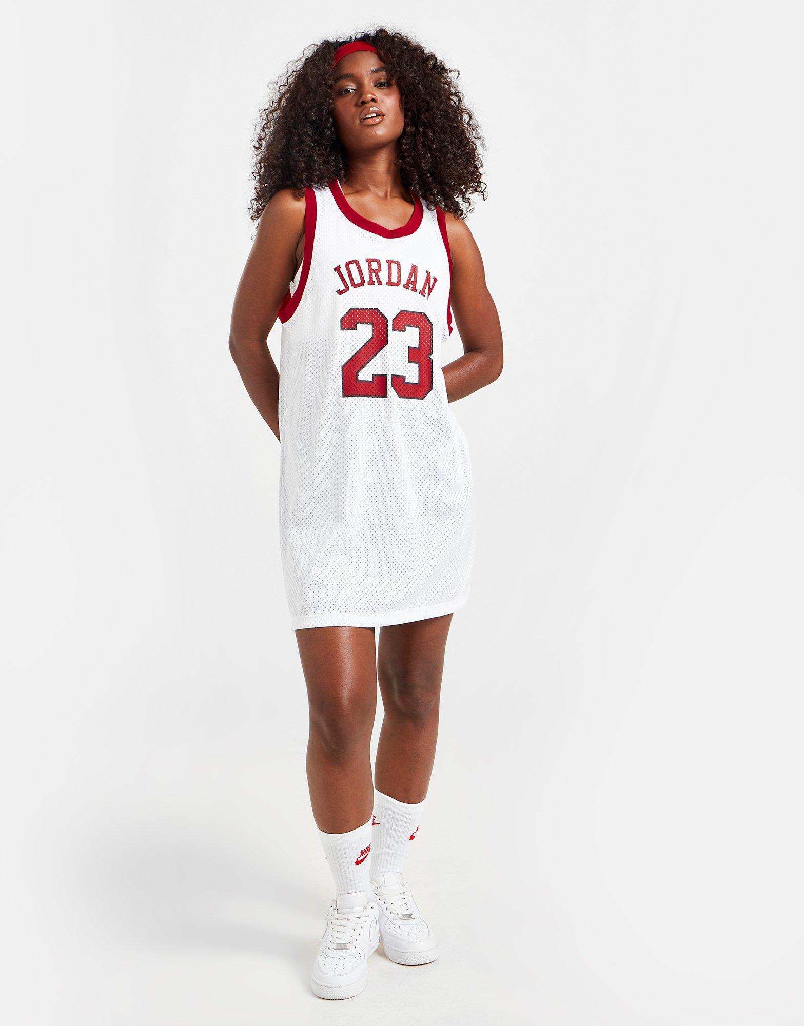 Női egyberuhák JORDAN NŐI RUHA W J HERITAGE MELEGÍTŐS CORE DO5029-100 Fehér