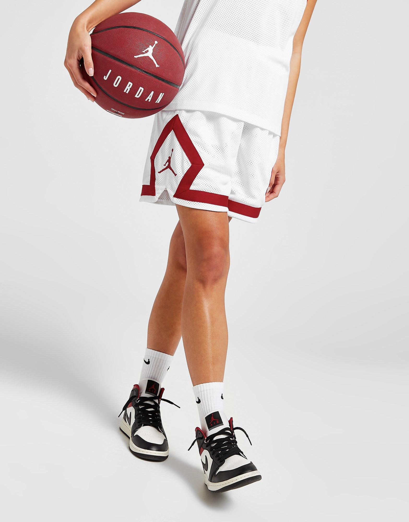 Női rövidnadrág JORDAN RÖVIDNADRÁG W J HERITAGE DIAMOND S COR DO5032-100 Fehér