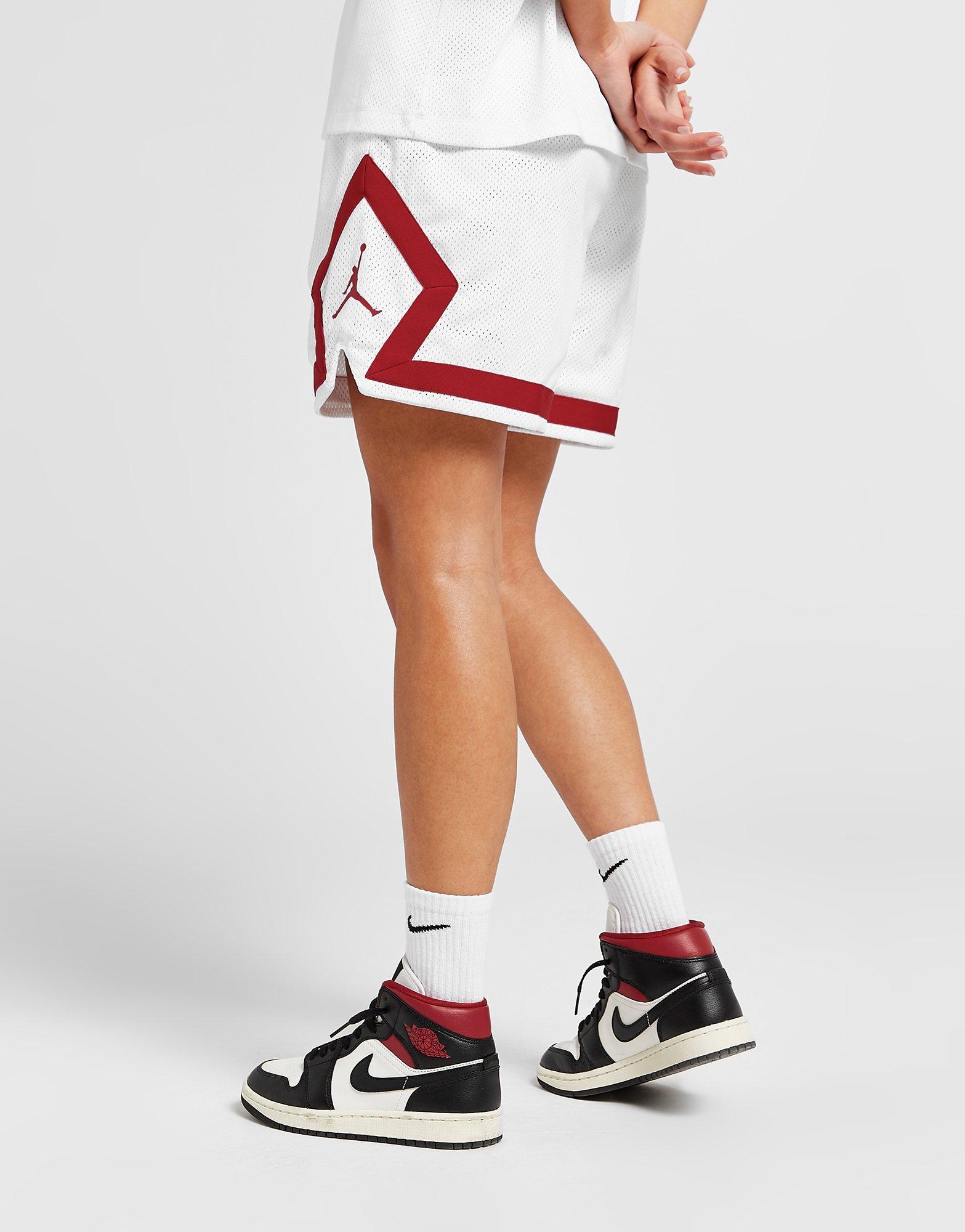 Női rövidnadrág JORDAN RÖVIDNADRÁG W J HERITAGE DIAMOND S COR DO5032-100 Fehér
