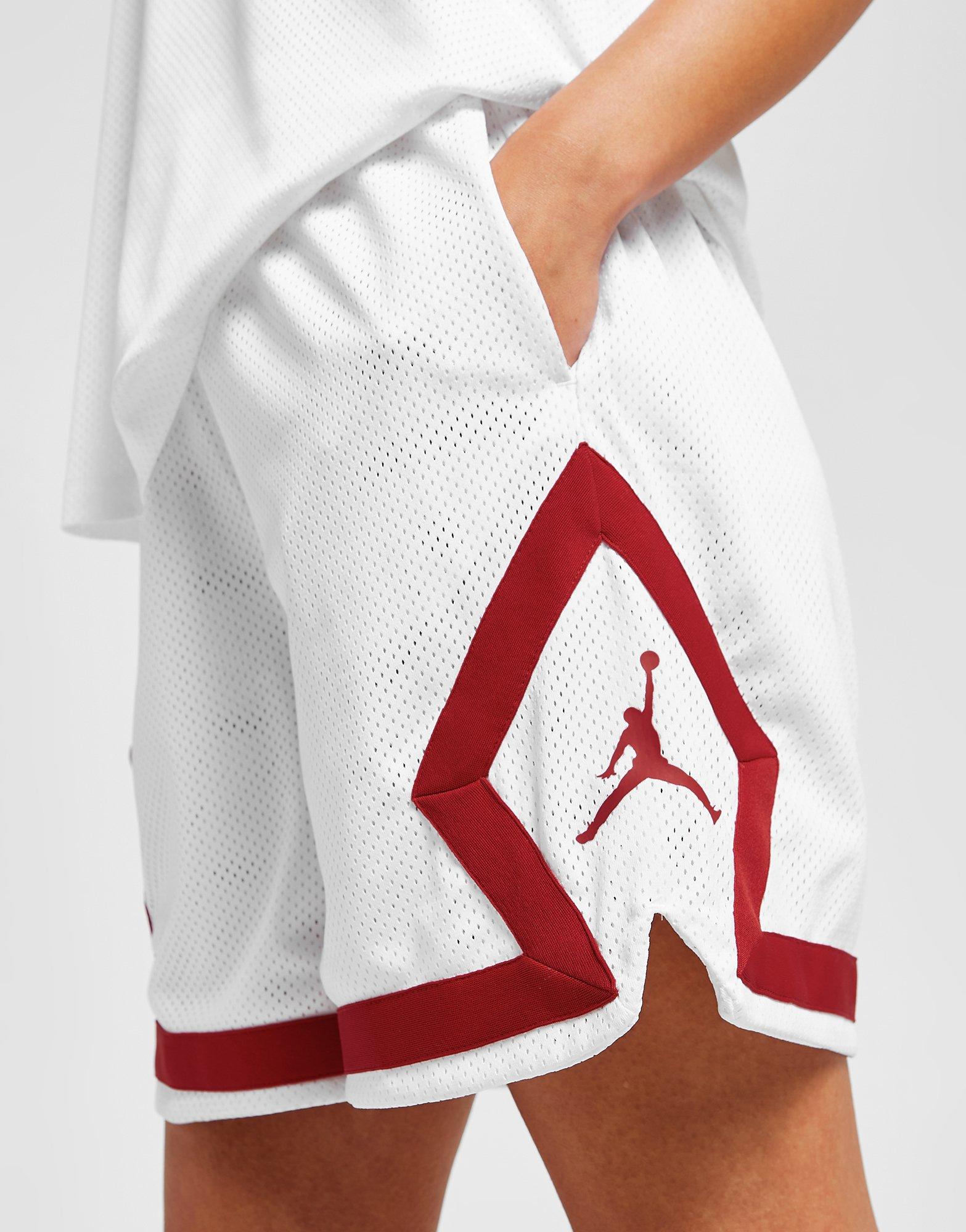 Női rövidnadrág JORDAN RÖVIDNADRÁG W J HERITAGE DIAMOND S COR DO5032-100 Fehér