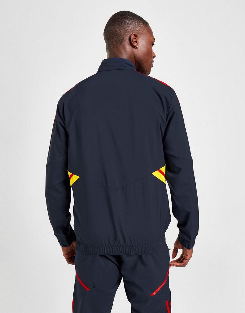 Komplet dresowy męski ADIDAS DRES ARSENAL FC PRESENTATION JACKET HA5301 Granatowy