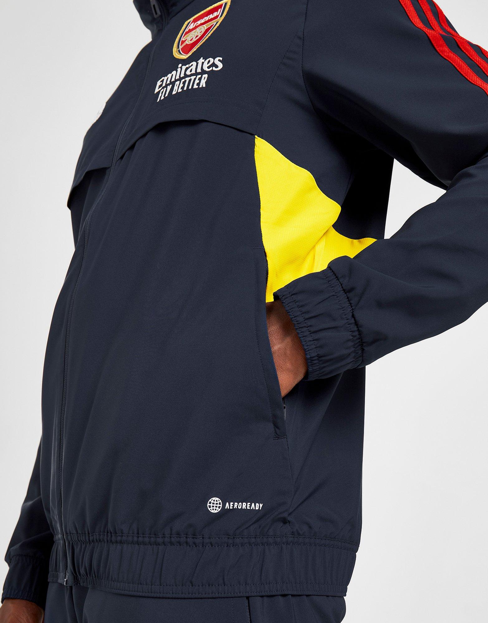 Komplet dresowy męski ADIDAS DRES ARSENAL FC PRESENTATION JACKET HA5301 Granatowy