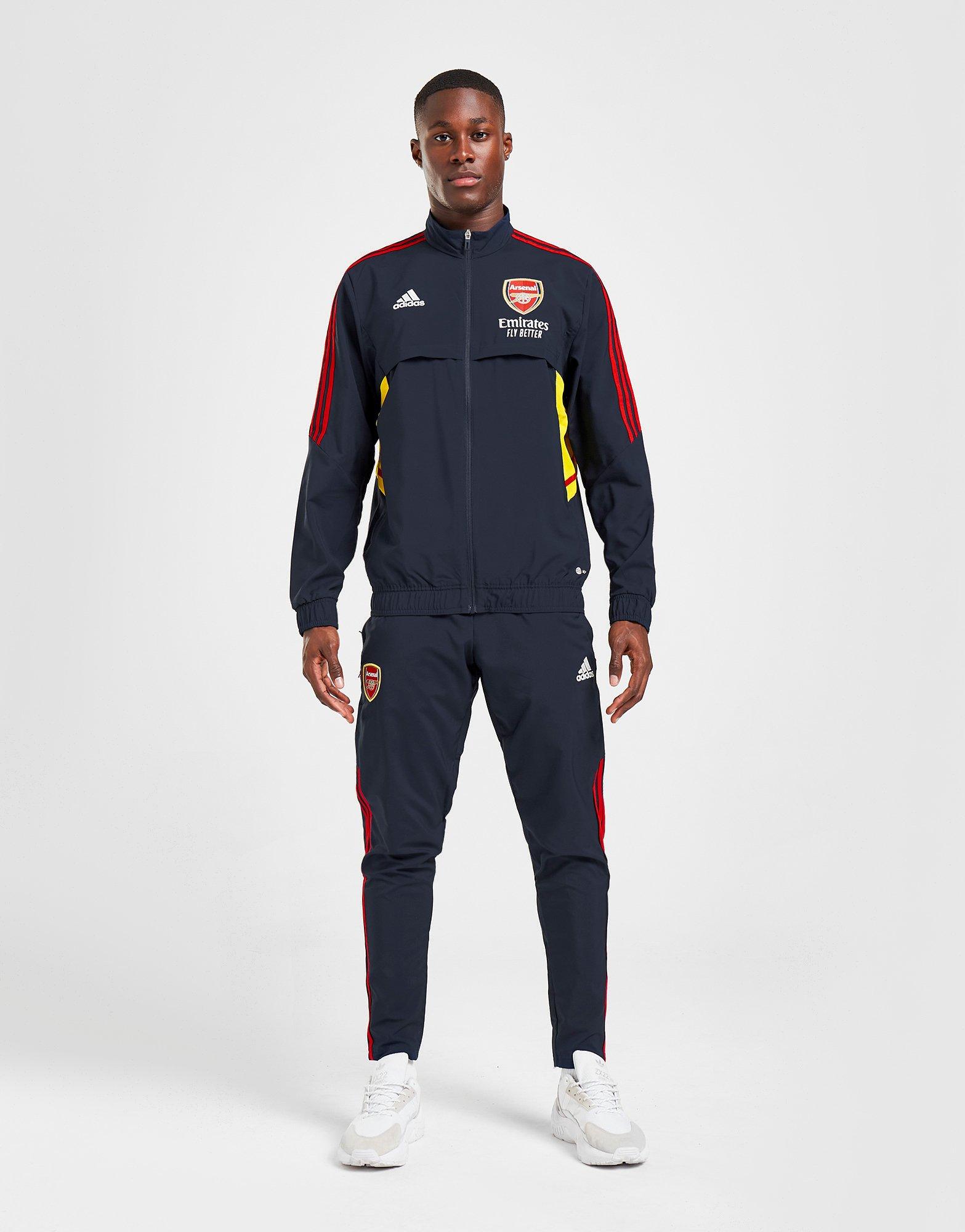 Komplet dresowy męski ADIDAS DRES ARSENAL FC PRESENTATION JACKET HA5301 Granatowy