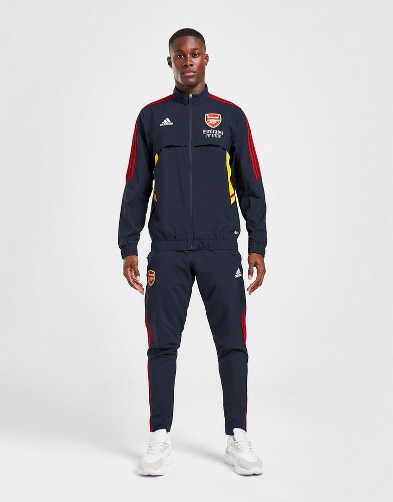 Komplet dresowy męski ADIDAS DRES ARSENAL FC PRESENTATION JACKET HA5301 Granatowy