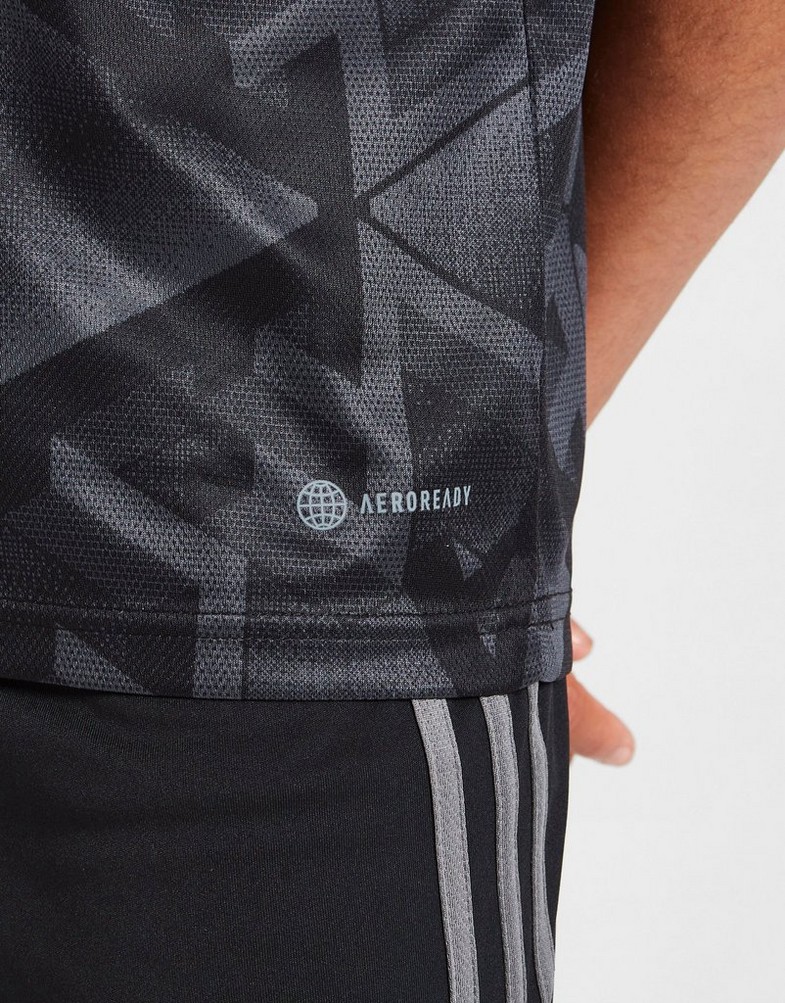 Komplet dresowy dziecięcy ADIDAS KOMPLET ARSENAL FC 2022/23 AWAY SHIRT JUNIOR HA5328 Czarny