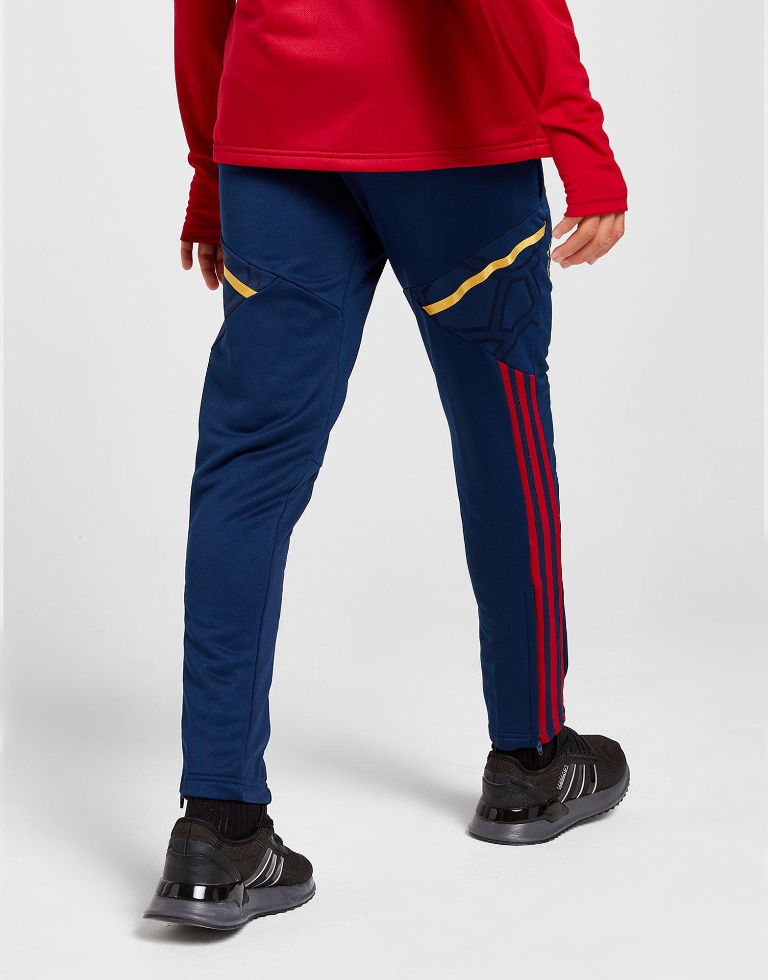 Komplet dresowy dziecięcy ADIDAS DRES AJAX TRAINING TRACK PANTS JUNIOR H58259 Granatowy